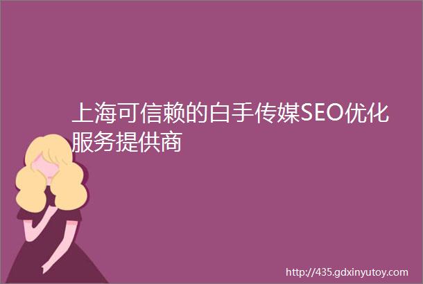 上海可信赖的白手传媒SEO优化服务提供商